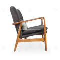 Manchurian ash solid wood cushion two seats sofa